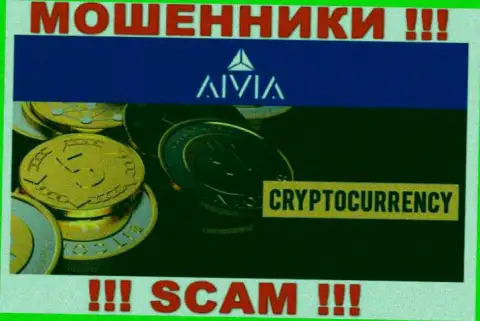 Aivia Io, работая в сфере - Криптоторговля, кидают своих клиентов
