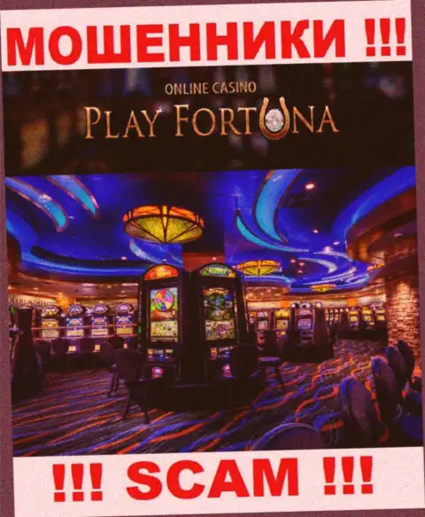 С ПлейФортуна Ком, которые прокручивают делишки в сфере Casino, не заработаете - это лохотрон
