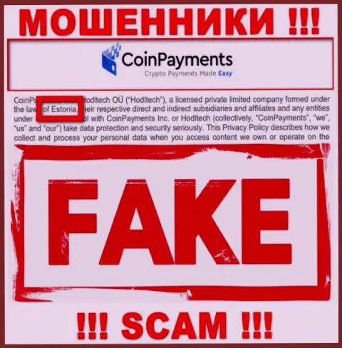 На сайте CoinPayments вся инфа касательно юрисдикции ложная - сто процентов мошенники !!!