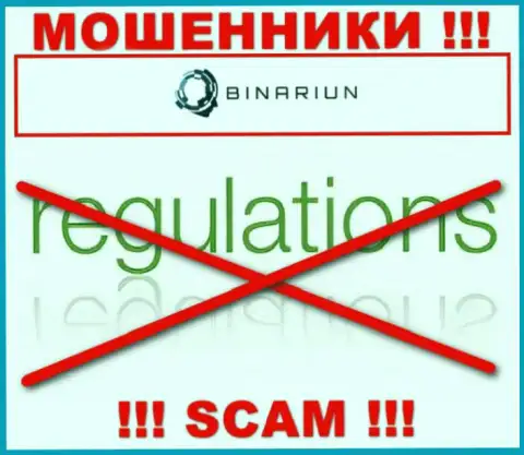 У компании Binariun нет регулируемого органа, а значит это настоящие мошенники !!! Будьте крайне осторожны !!!
