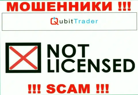 У РАЗВОДИЛ КубитТрейдер отсутствует лицензия на осуществление деятельности - осторожнее !!! Разводят людей