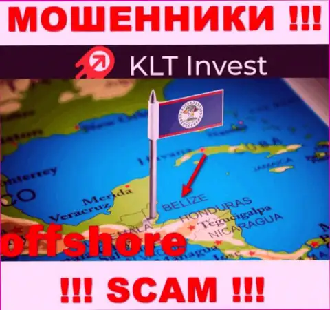 KLT Invest свободно грабят, так как обосновались на территории - Belize