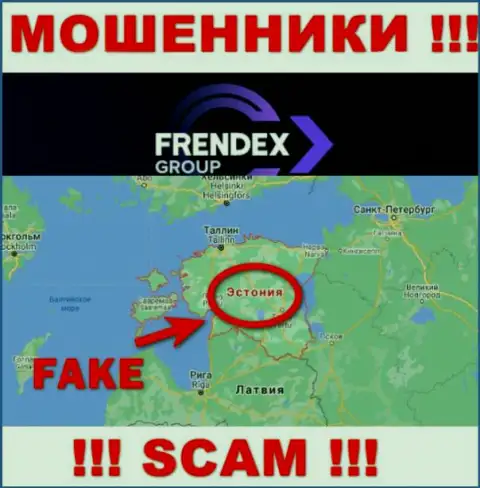 На web-ресурсе Френдекс вся инфа касательно юрисдикции фиктивная - очевидно мошенники !!!