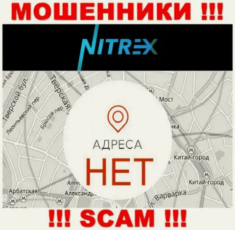 Nitrex не показали сведения об адресе регистрации конторы, будьте крайне осторожны с ними