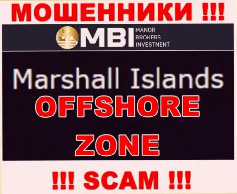Организация Манор БрокерсИнвестмент - это интернет-воры, отсиживаются на территории Marshall Islands, а это оффшорная зона