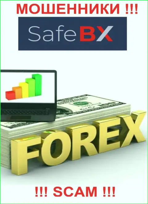 Safe BX - это МОШЕННИКИ, вид деятельности которых - Forex
