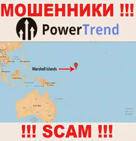 Контора Power Trend зарегистрирована в оффшоре, на территории - Marshall Islands