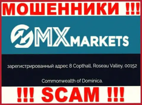 GMXMarkets Com - это КИДАЛЫGMX MarketsЗарегистрированы в офшорной зоне по адресу: 8 Коптхолл, Розо Валлей, 00152 Содружество Доминики