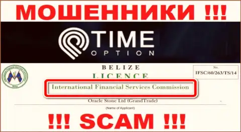 Time Option и контролирующий их неправомерные действия орган (International Financial Services Commission), являются мошенниками