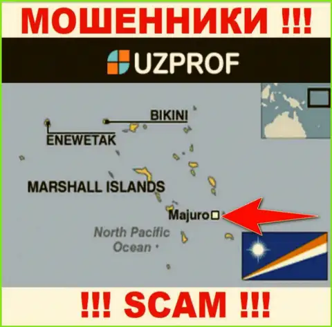 Прячутся мошенники UzProf в офшоре  - Majuro, Republic of the Marshall Islands, будьте очень внимательны !!!