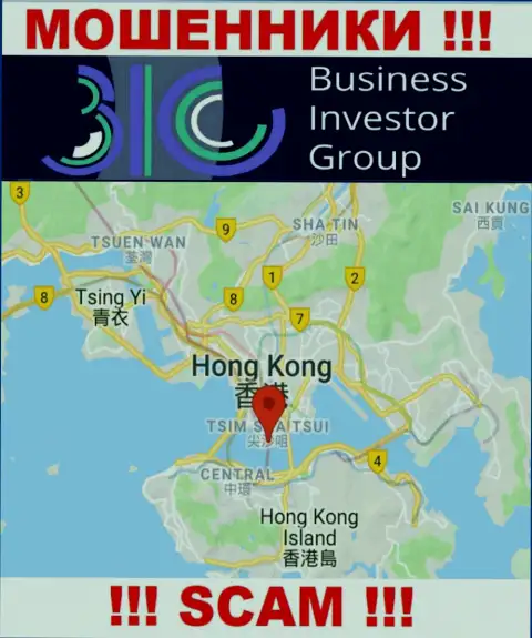 Офшорное расположение Бизнес Инвестор Групп - на территории Hong Kong