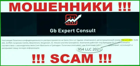GBExpertConsult - регистрационный номер ворюг - 954 LLC 2021