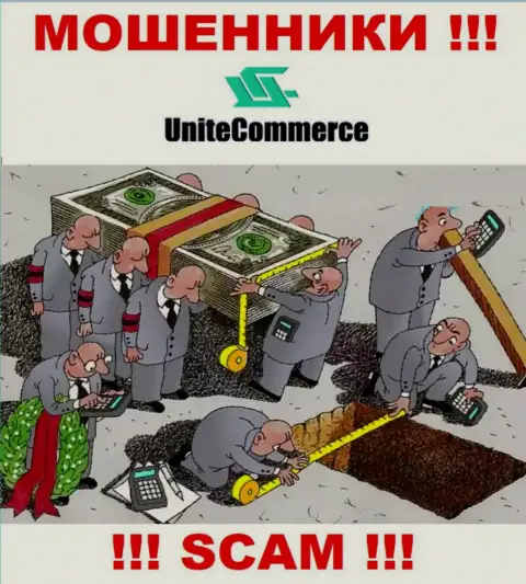 Вы ошибаетесь, если вдруг ждете доход от совместной работы с брокером Unite Commerce - это МОШЕННИКИ !!!