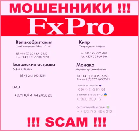 Будьте очень осторожны, вас могут облапошить интернет ворюги из компании FxPro Com Ru, которые звонят с различных номеров телефонов