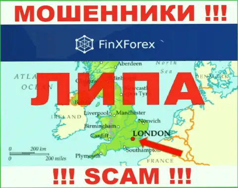 Ни одного слова правды относительно юрисдикции FinXForex LTD на информационном сервисе компании нет - это аферисты