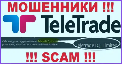 Teletrade D.J. Limited владеющее организацией TeleTrade Ru