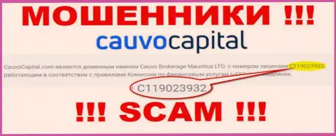 Обманщики CauvoCapital Com цинично дурят доверчивых клиентов, хоть и показали свою лицензию на сайте