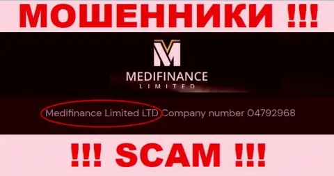 Medi Finance Limited вроде бы, как владеет организация Medifinance Limited LTD