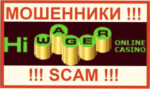Hiwager Casino это МОШЕННИКИ !!! SCAM !!!