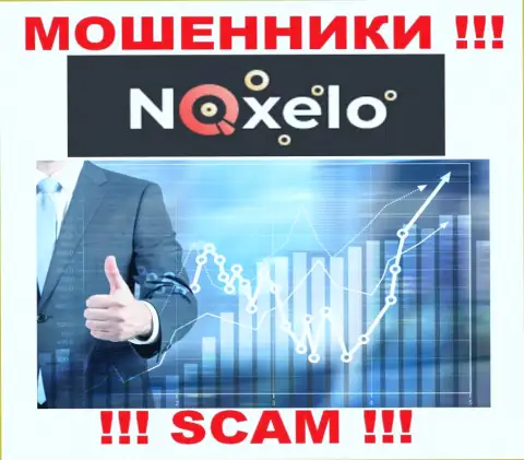 Тип деятельности противоправно действующей компании Noxelo - это Брокер