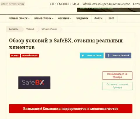 Стопроцентный СЛИВ и ОБЛАПОШИВАНИЕ НАРОДА - обзорная статья о Safe BX